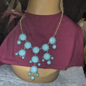 Elegant Blue Statement Necklace